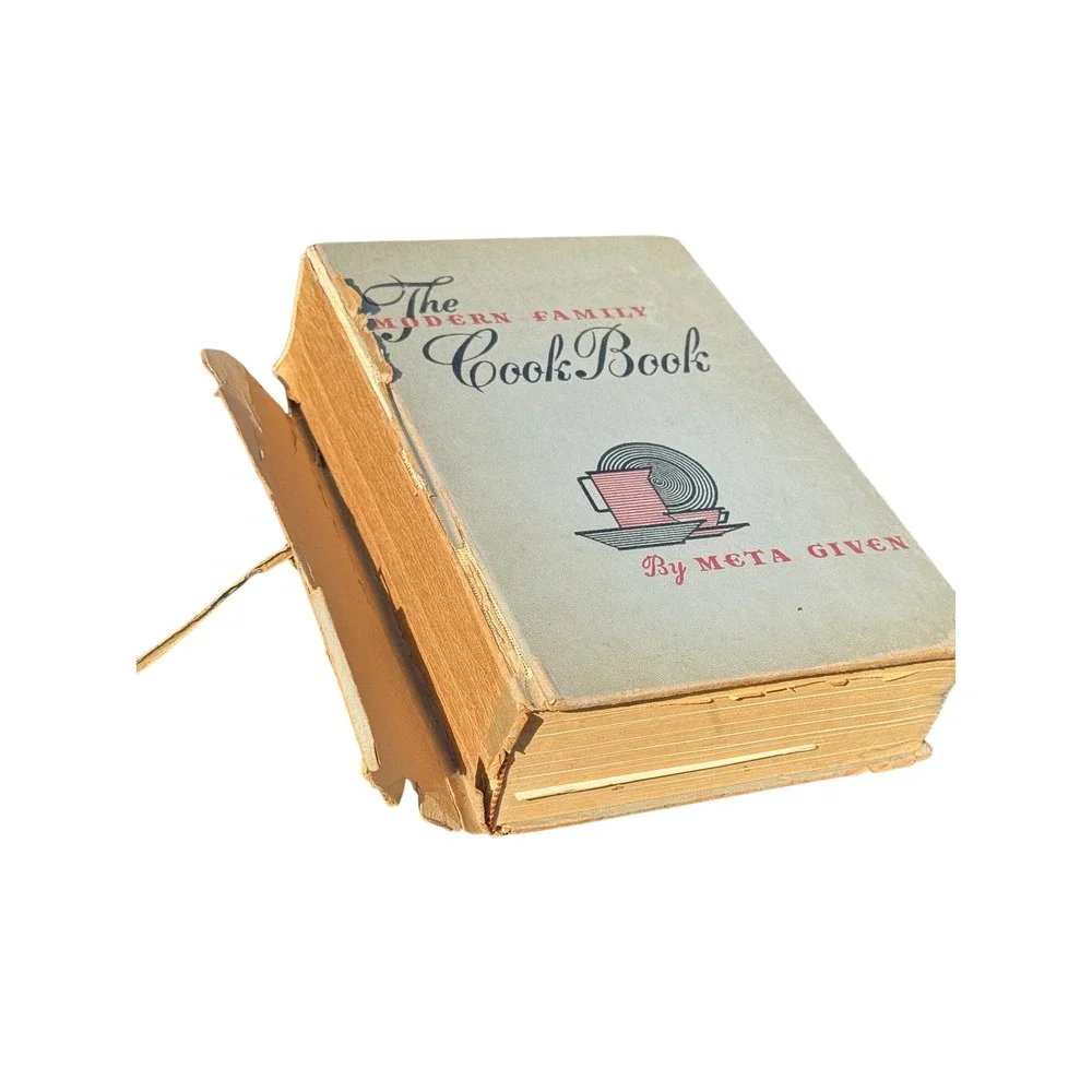 Meta Given Cookbook Vintage 1953‎ Modern Family Recipes Collectible